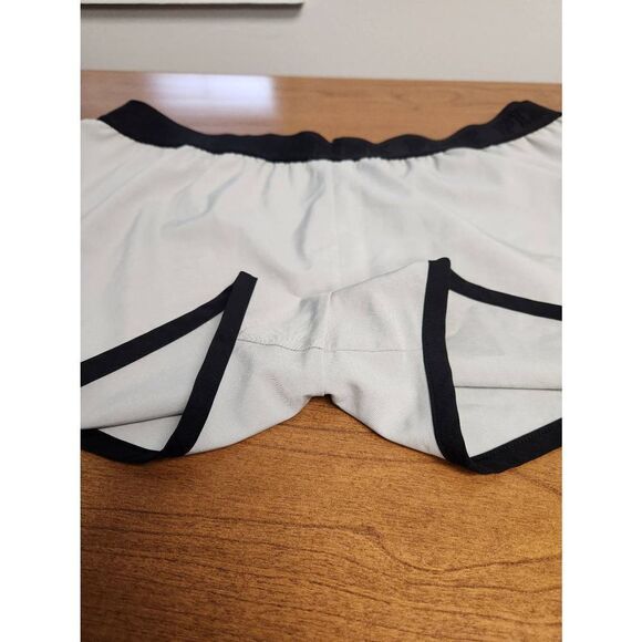 Pink LARGE grey shorts with black trim and PINK made out of Zebra font in yellow - Picture 7 of 7
